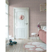 Noordwand behang good vibes hexagon pattern roze en paars - afbeelding 1