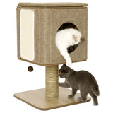 Jack and vanilla jack and vanilla kattenmeubel molly 42x42x67 cm bruin - afbeelding 3