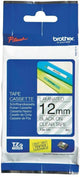 Brother black on clear gloss laminated tape, 12mm
