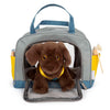 Small foot - knuffel hond met draagtas en verzorgingsset