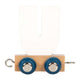 Small foot - houten lettertrein polar - u