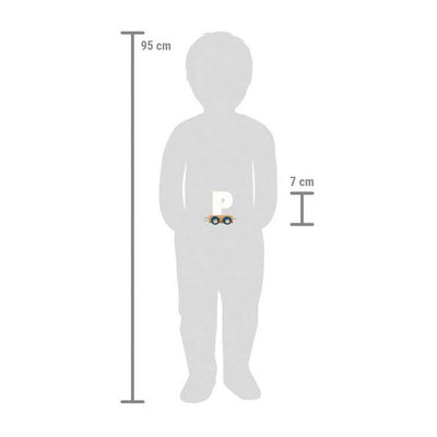 Small foot - houten lettertrein polar - p