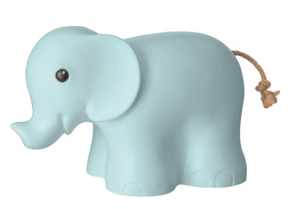 Egmont lamp olifant lichtblauw 22x32x16