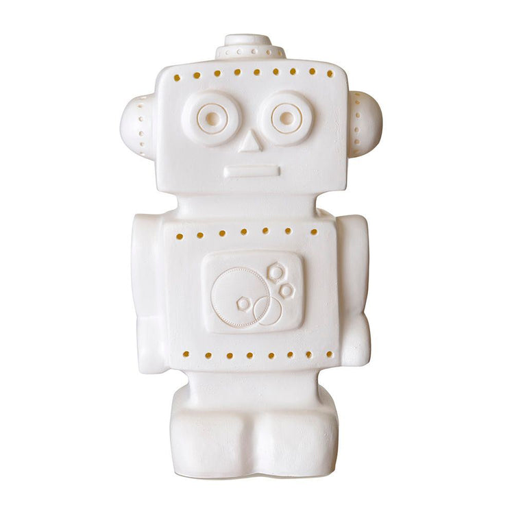 Egmont lamp robot wit. 33x18x10 cm