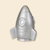 Egmont lamp raket zilver. 25x15 cm