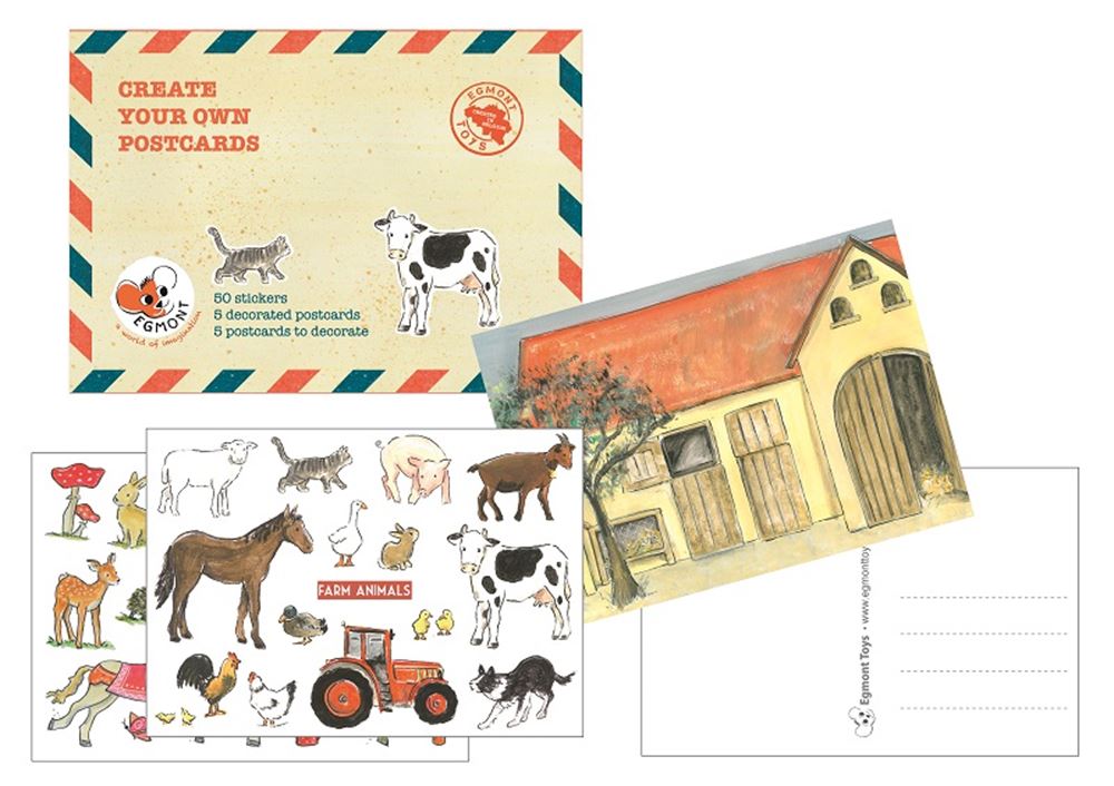 Egmont knutselpakket 10 postkaarten met