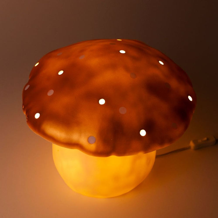 Egmont lamp paddenstoel koper+dimmer.