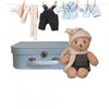 Egmont morris met kleding in koffer. 29x