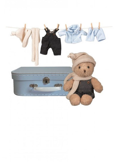 Egmont morris met kleding in koffer. 29x