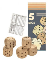 5 houten dobbelstenen. 5+ 35 cm - afbeelding 1