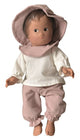 Babypop nora. 32 cm. handgeschilderd. 1+