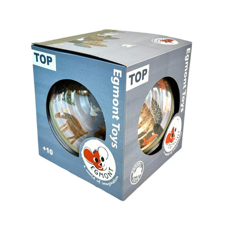 Egmont bromtol metaal platteland. 18 cm.