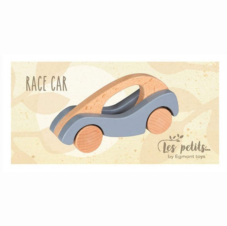 Houten racewagen. 1+ 18 x 9 x 4,5 cm