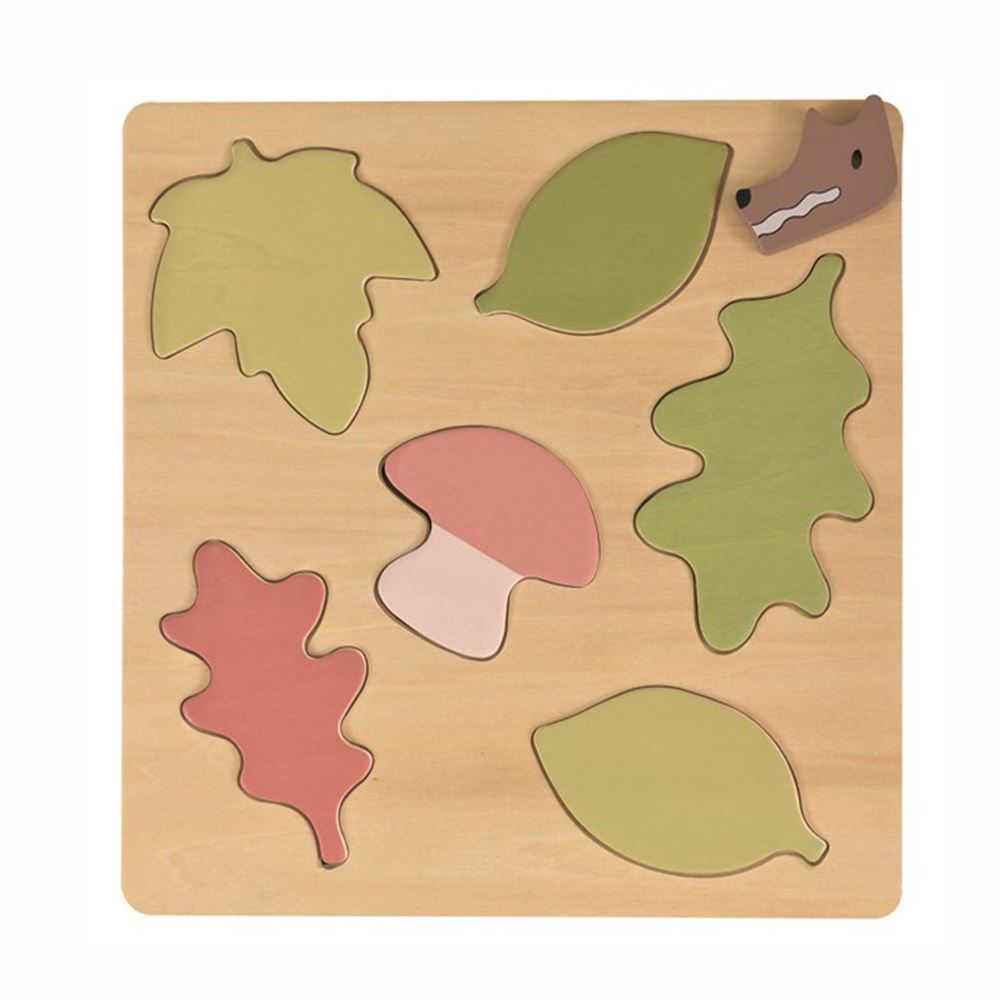 Egmont houten puzzel bos. 24x24 cm. 2+