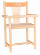 Egmont poppenstoel hout. 23x18x40 cm. 3+