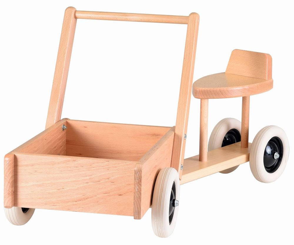 Egmont bakfiets hout. 47x27x35 cm. 3+