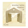 Egmont houten tafeltheater. 48x25x45 cm.