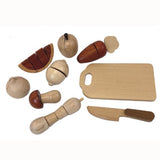 Houten groentenset in koffer. 3+ - afbeelding 2