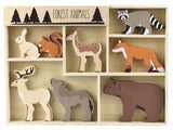 8 houten bosdieren. 3+ - afbeelding 1
