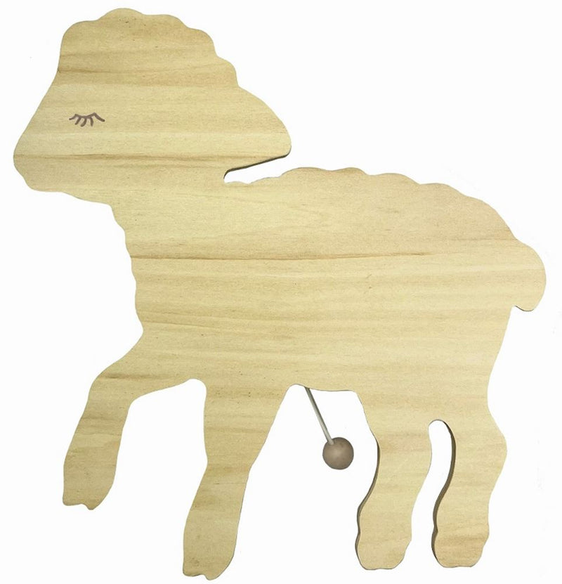 Houten wandmuziekdoos mary. 25x25x4 cm.