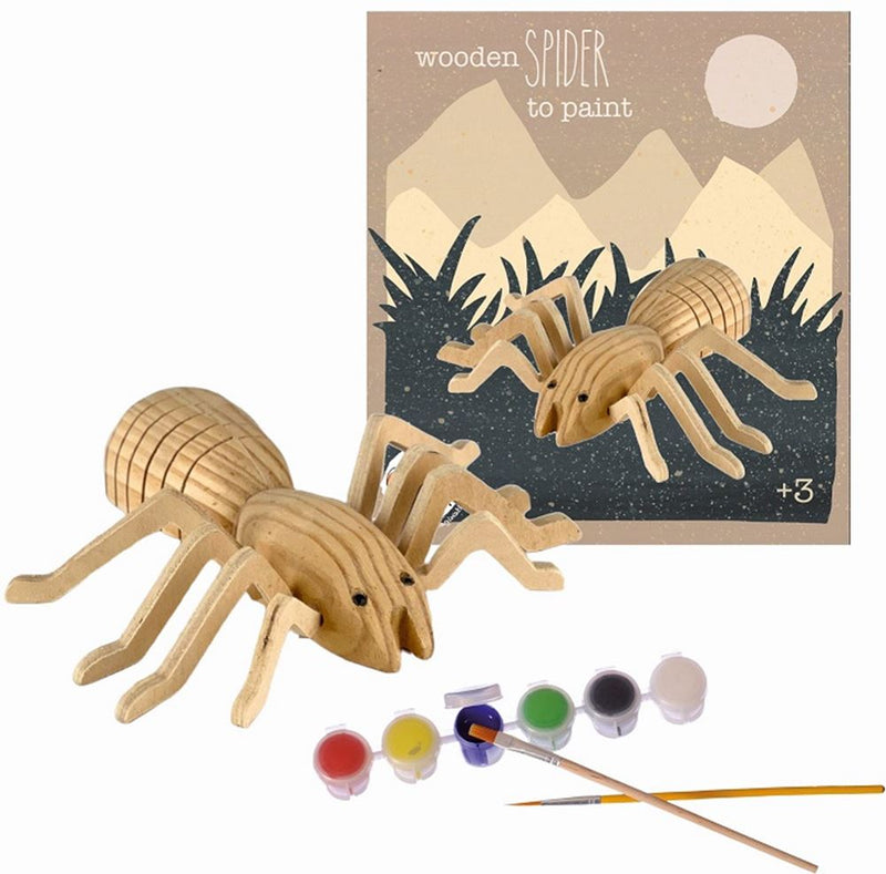 Houten spin om te verven. 15x17x3 cm. 3+