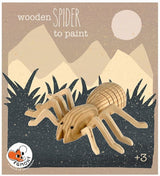 Houten spin om te verven. 15x17x3 cm. 3+ - afbeelding 2