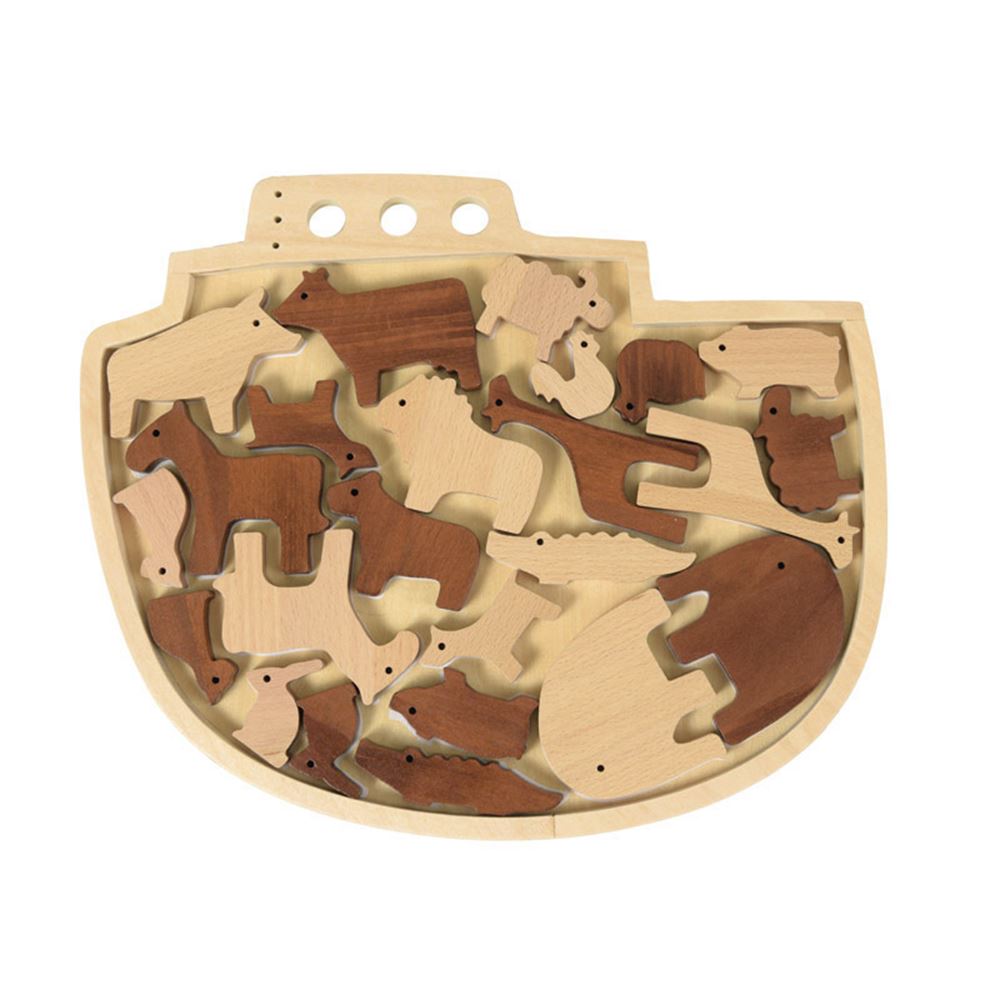 Egmont houten vormenpuzzel ark van noah