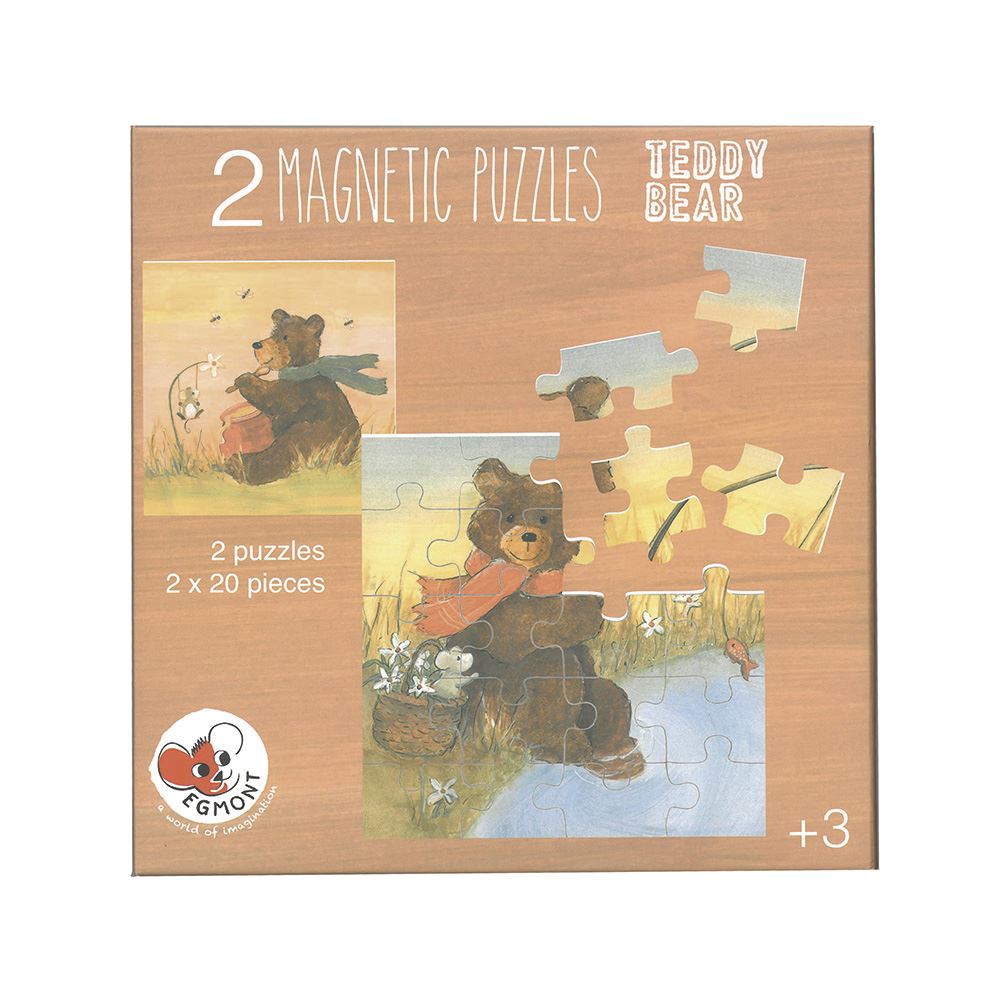 Egmont magneet puzzel teddy beer. 17,5x1