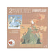 Magneet puzzel gebergte. 17,5x17,5x1 cm.