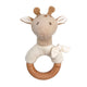 Egmont knuffel rammelaar girafe leonie.