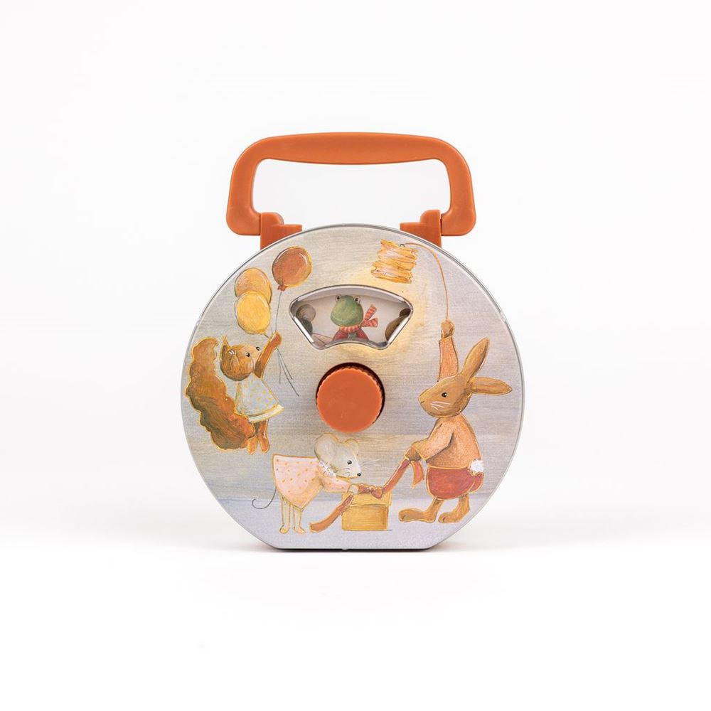 Egmont muziekdoos radio vrienden. 17x16x