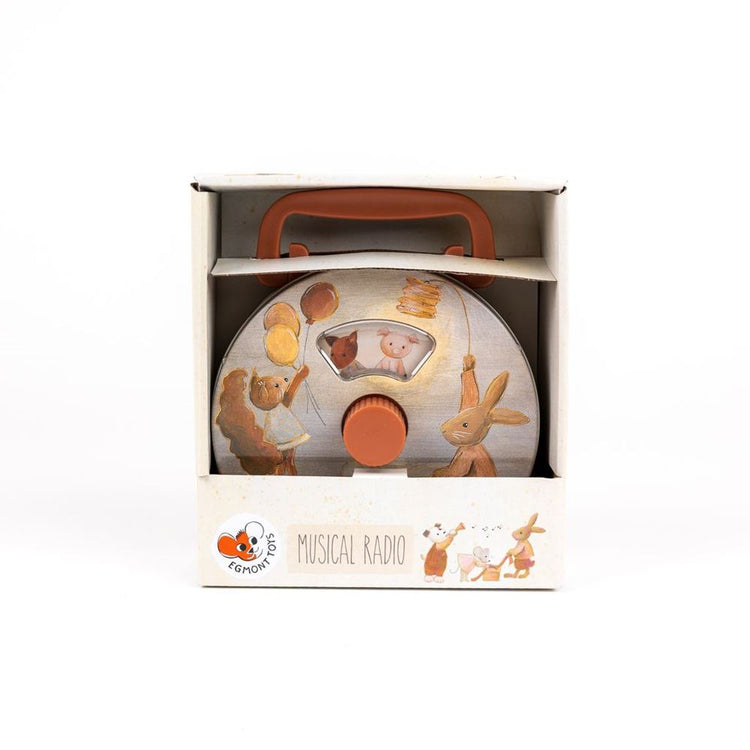 Egmont muziekdoos radio vrienden. 17x16x