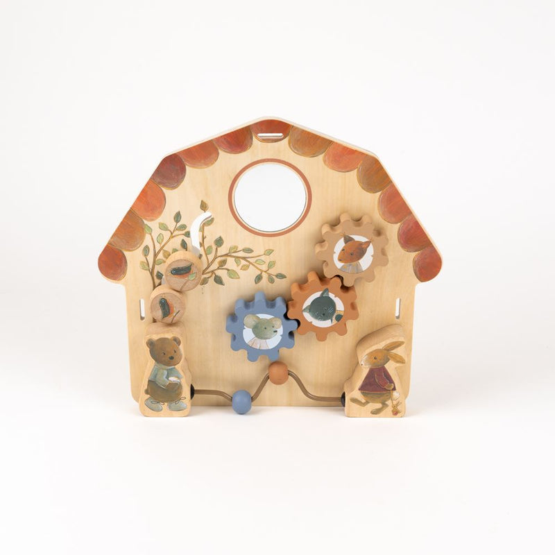 Egmont houten activiteitenbord. 30x26x1