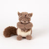 Egmont knuffel eekhoorn met baby. 15x15x