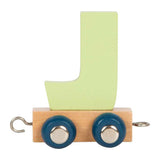 Small foot - houten lettertrein polar - j - afbeelding 1