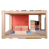 Small foot - houten poppenhuis met meubels