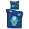 Vipack Vipack Dekbedovertrekset astronaut 195x85 cm katoen