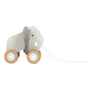 Small foot - houten trekolifant met knisperende oren