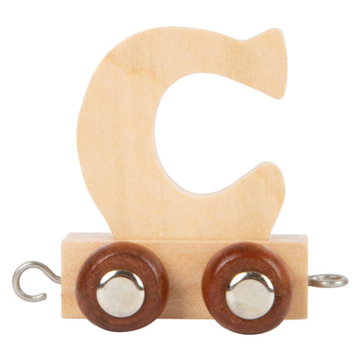 Small foot - houten lettertrein - c - 12 stuks