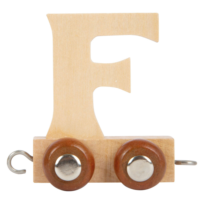 Small foot - houten lettertrein - f - 12 stuks