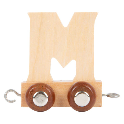 Small foot - houten lettertrein - m - 12 stuks