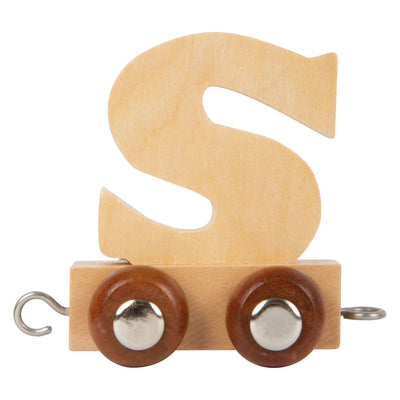 Small foot - houten lettertrein - s - 12 stuks