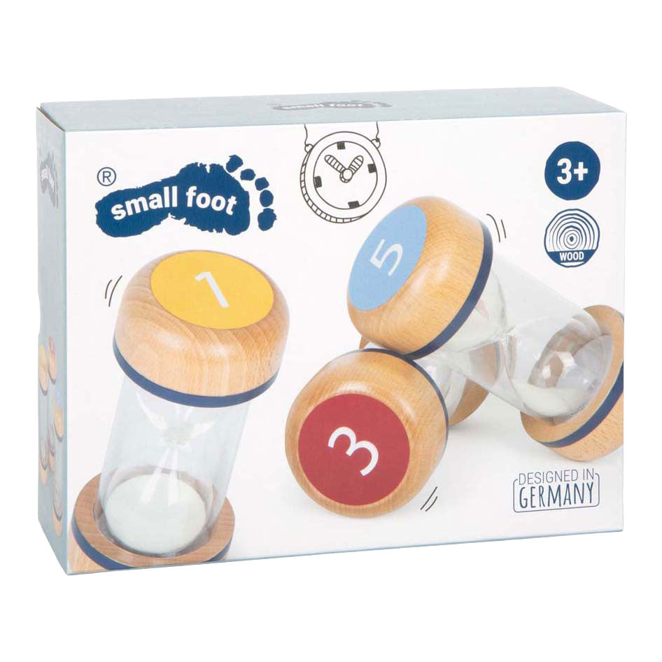 Small foot - houten zandlopers - 3dlg.