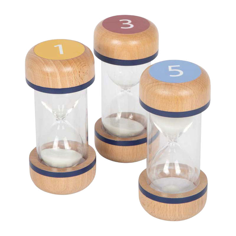 Small foot - houten zandlopers - 3dlg.