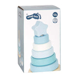Small foot - houten stapeltoren blauw - 7dlg. - afbeelding 2