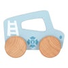 Small foot - houten duwautootje blauw