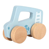 Small foot - houten duwautootje blauw - afbeelding 4