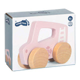 Small foot - houten duwautootje roze - afbeelding 2