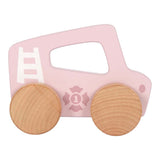 Small foot - houten duwautootje roze - afbeelding 3