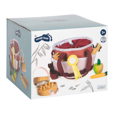 Small foot - paardenverzorgingsset met tas rood
